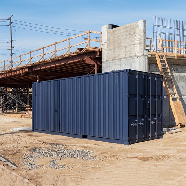 we offer rental options for construction site storage containers